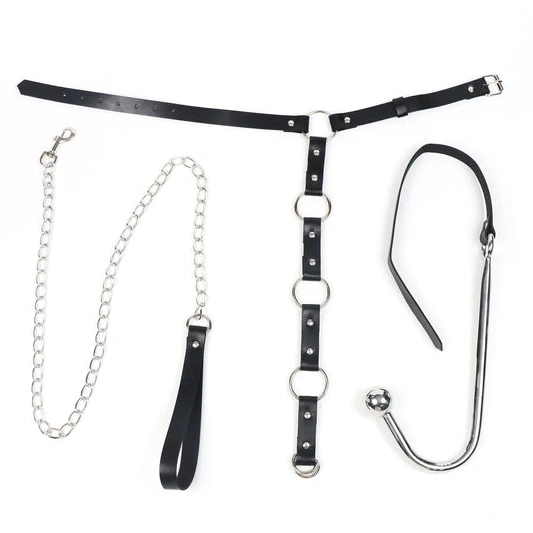 Anal 5853 Hook and with Leash EverydayUse Kinky Collar 1018